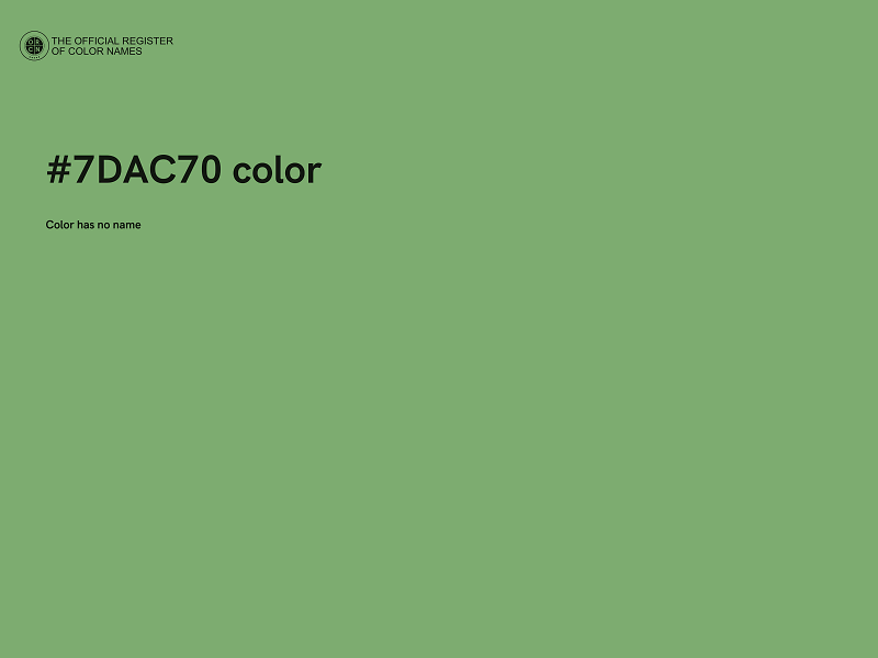 #7DAC70 color image