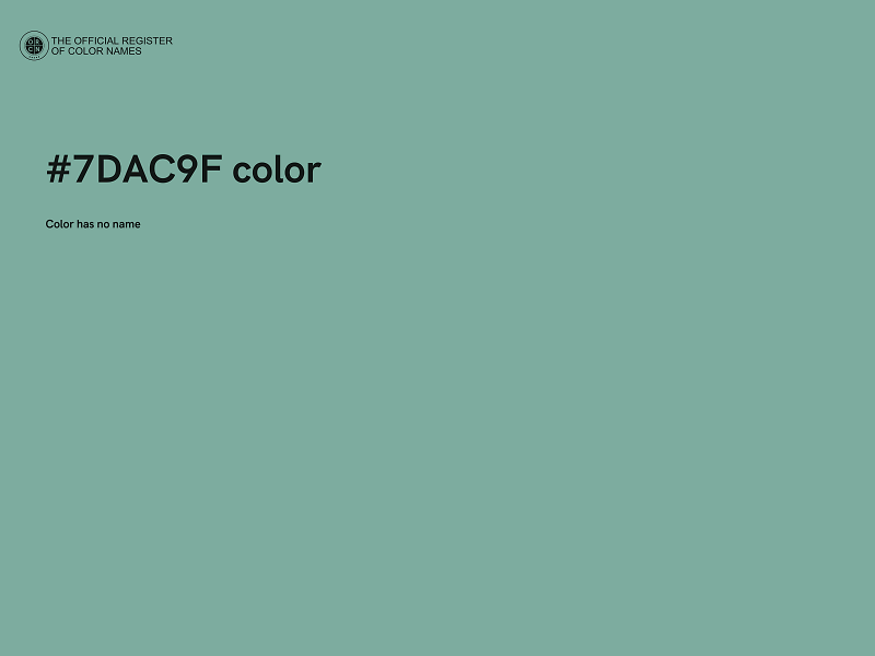 #7DAC9F color image