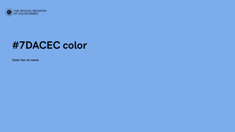#7DACEC color image