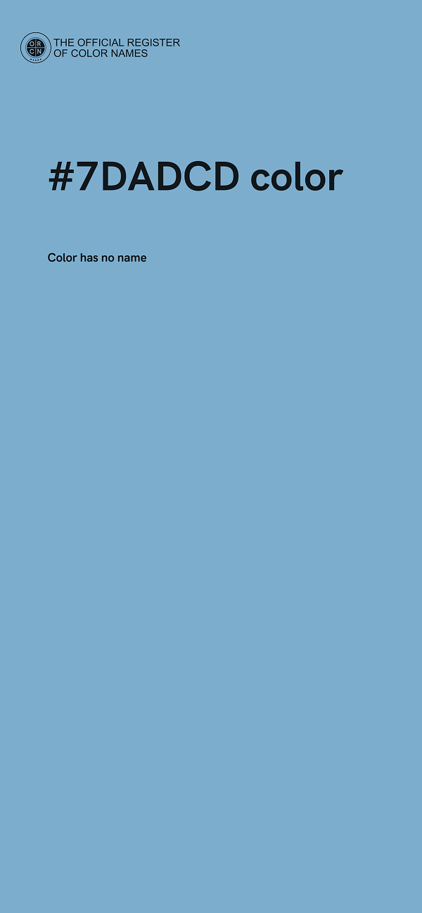 #7DADCD color image