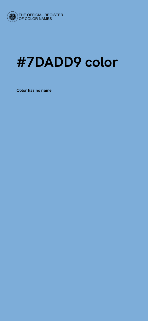 #7DADD9 color image