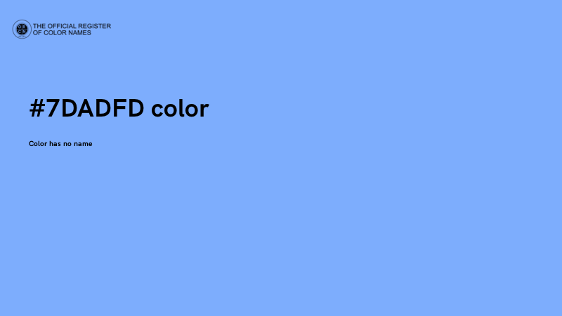 #7DADFD color image
