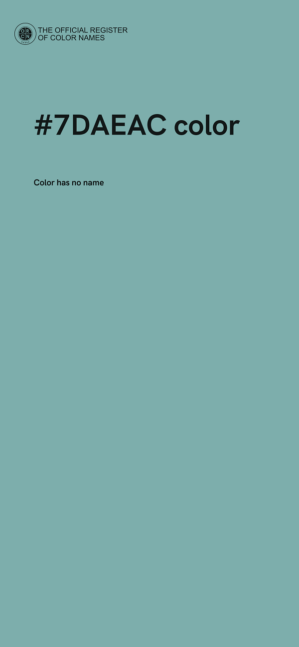 #7DAEAC color image