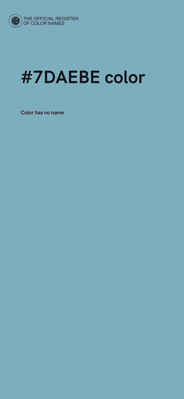 #7DAEBE color image