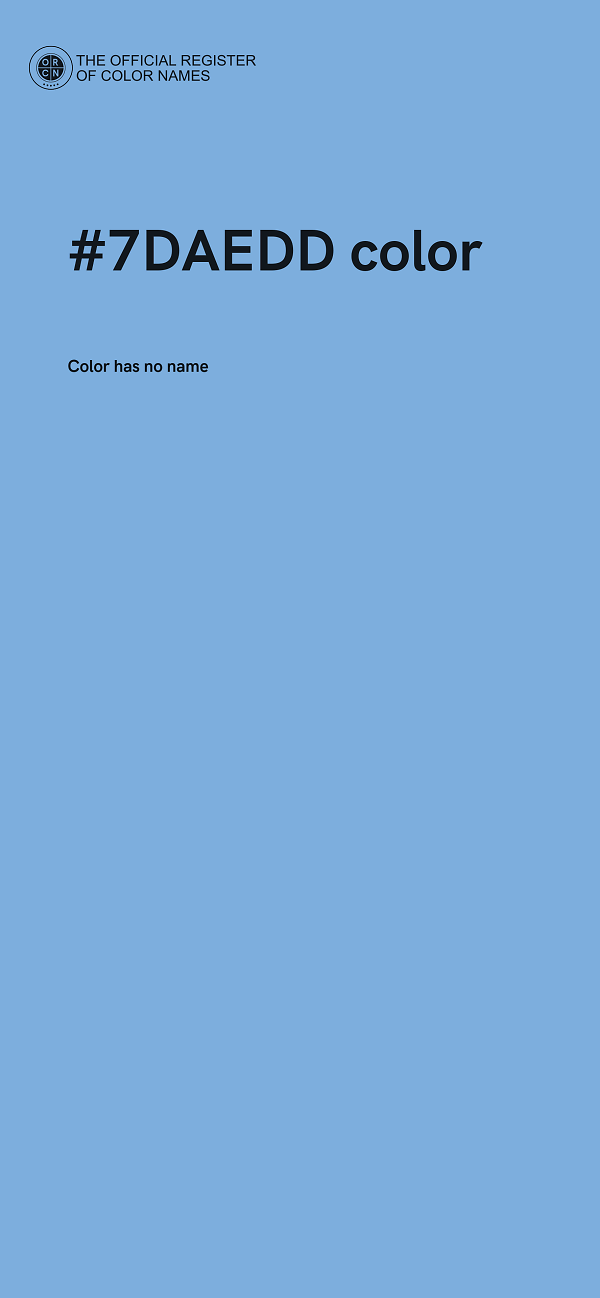 #7DAEDD color image