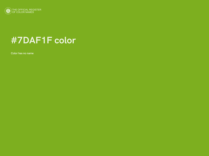 #7DAF1F color image