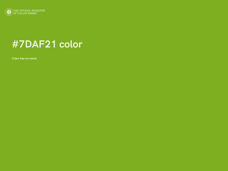 #7DAF21 color image