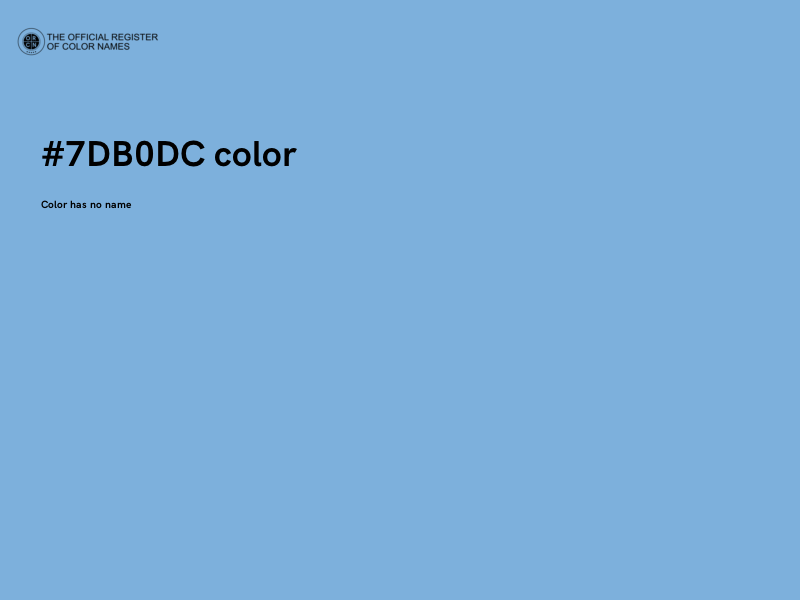 #7DB0DC color image