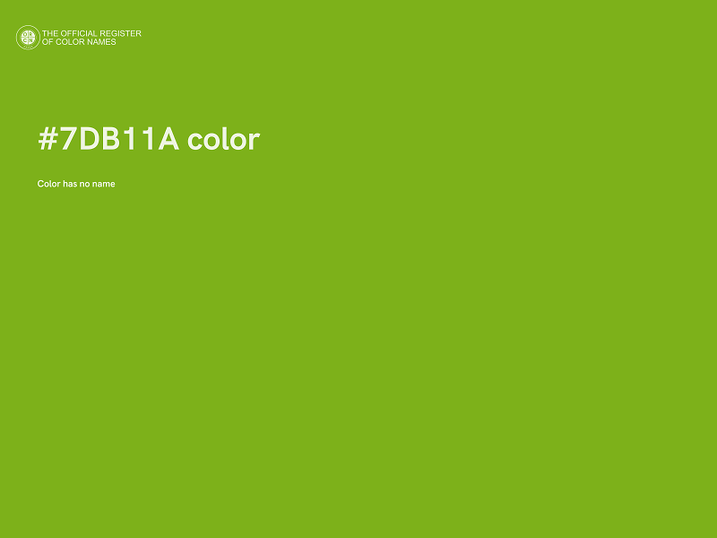 #7DB11A color image