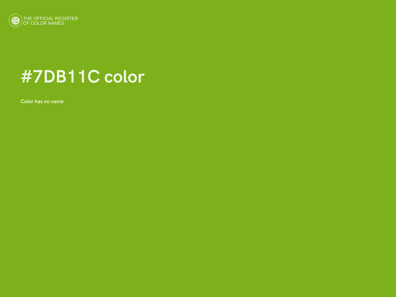 #7DB11C color image