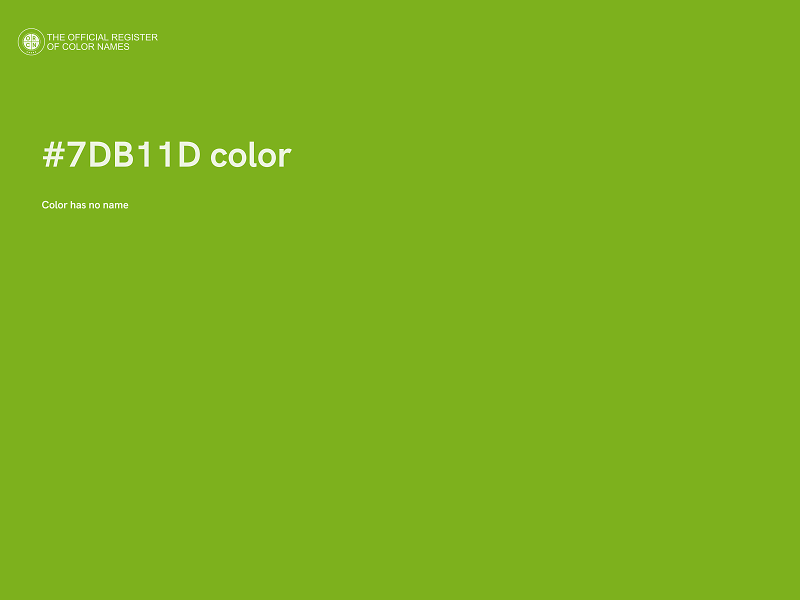 #7DB11D color image