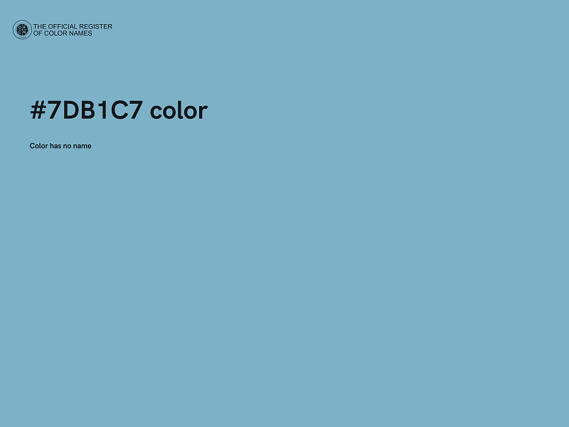 #7DB1C7 color image