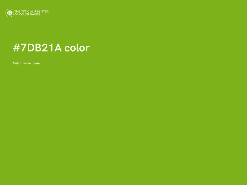 #7DB21A color image