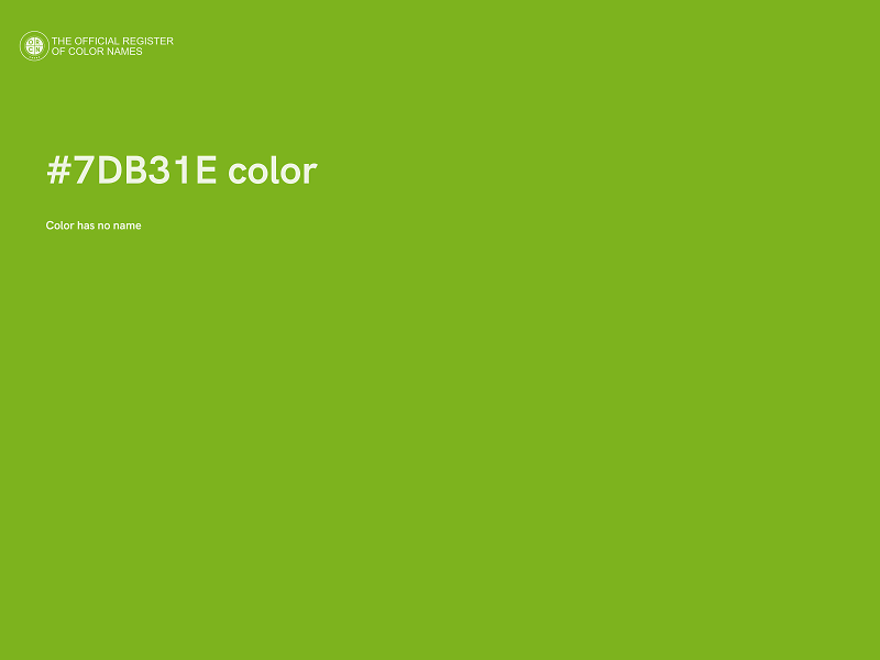 #7DB31E color image