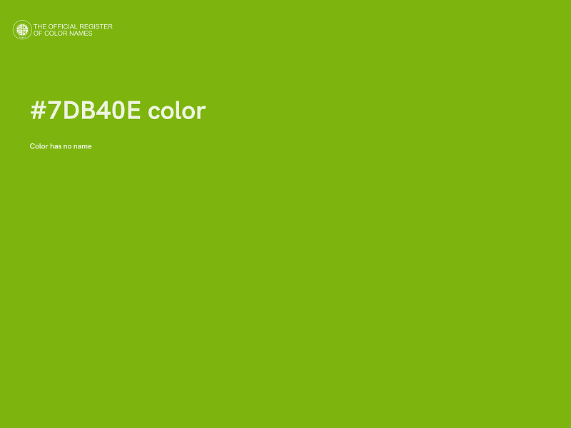 #7DB40E color image