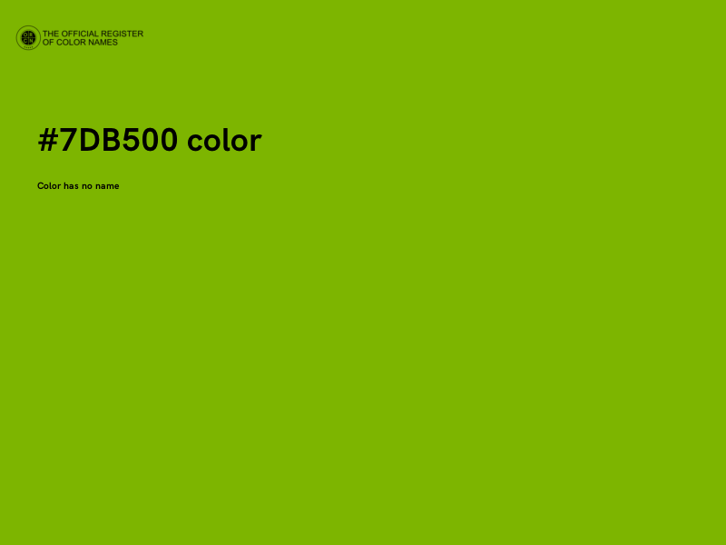 #7DB500 color image
