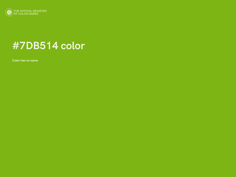 #7DB514 color image