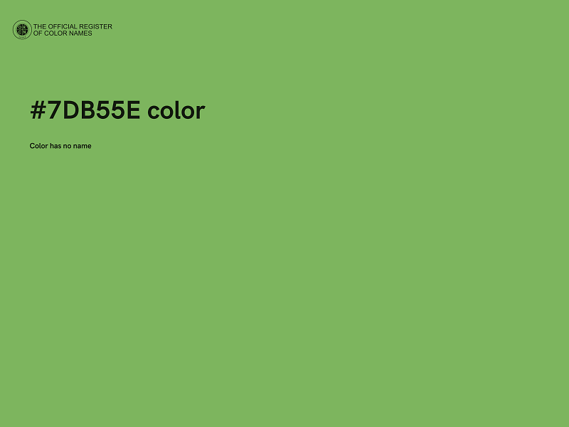 #7DB55E color image