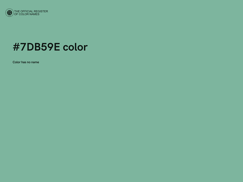 #7DB59E color image