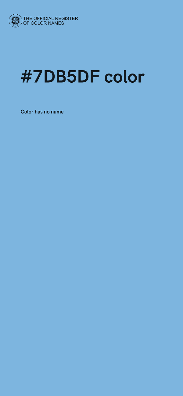 #7DB5DF color image