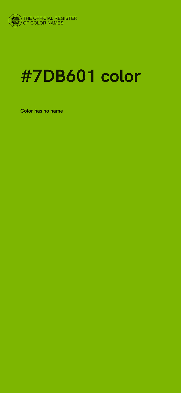 #7DB601 color image
