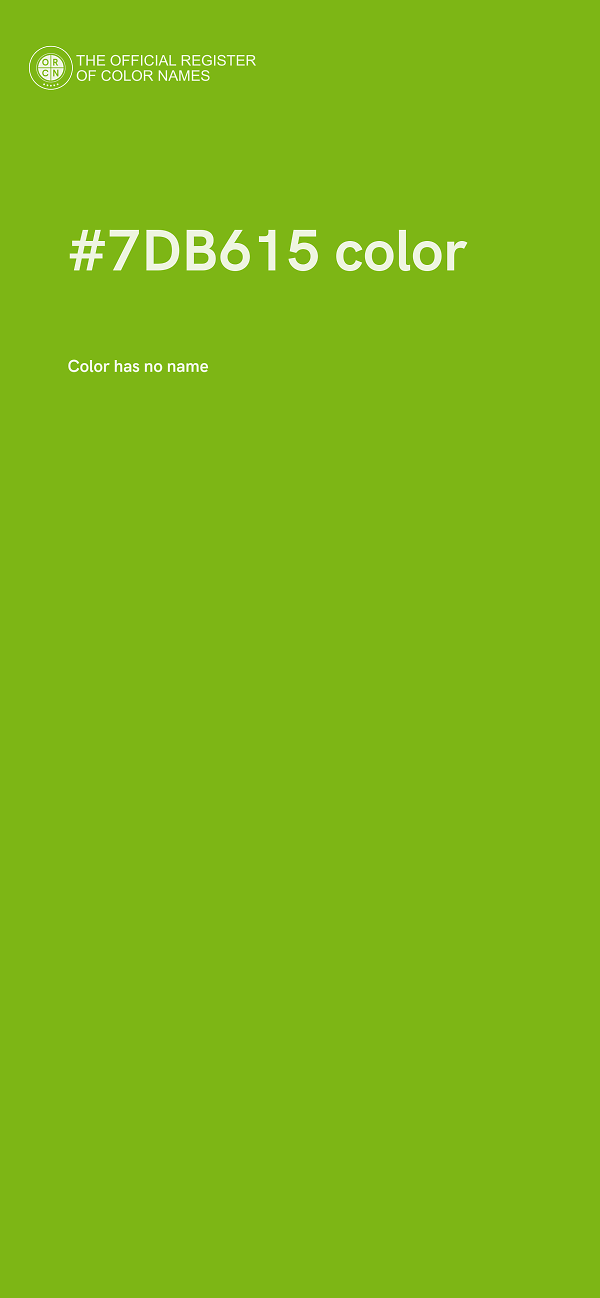 #7DB615 color image