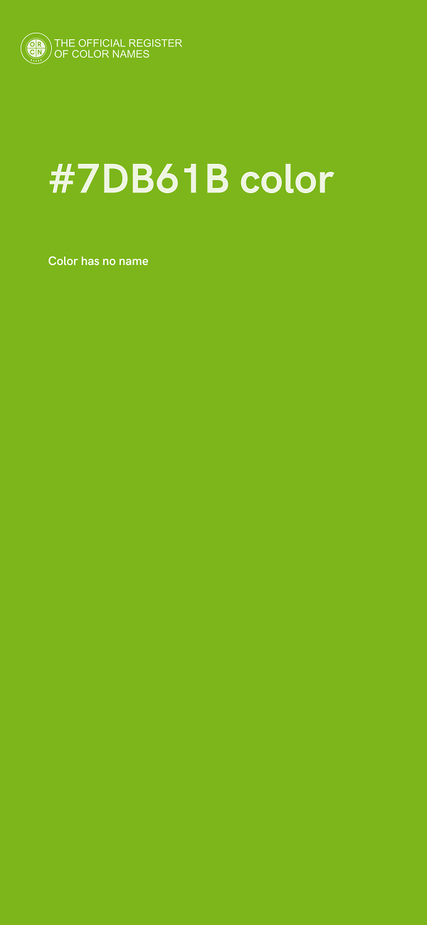#7DB61B color image