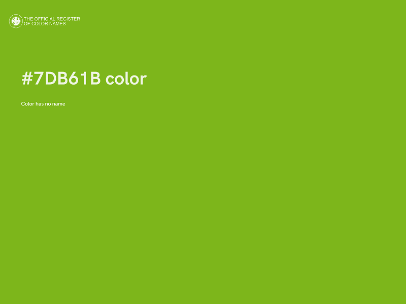#7DB61B color image