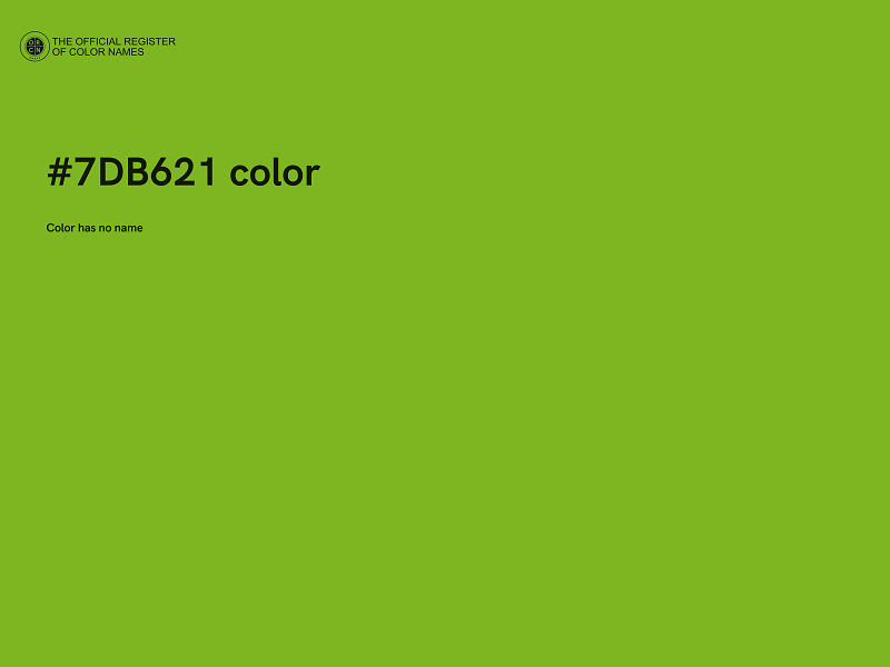 #7DB621 color image