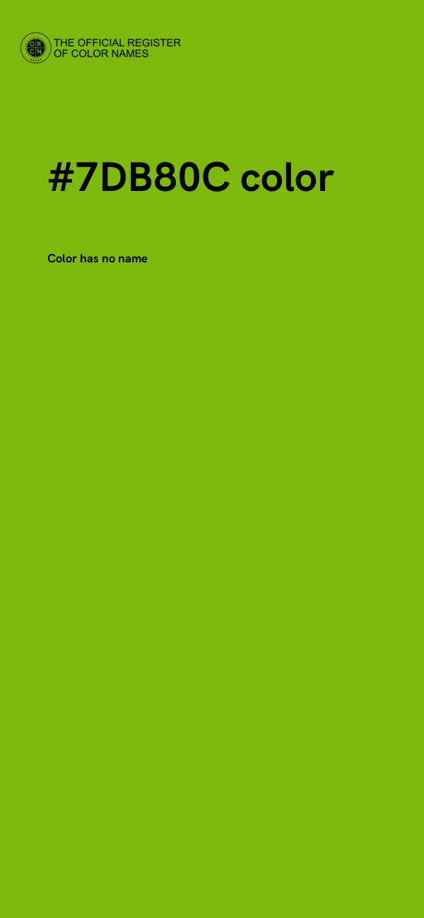 #7DB80C color image