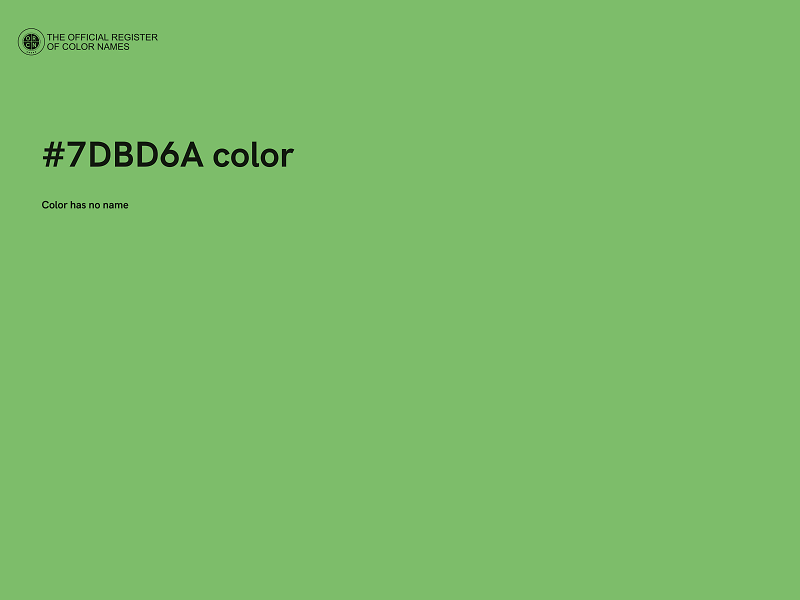 #7DBD6A color image