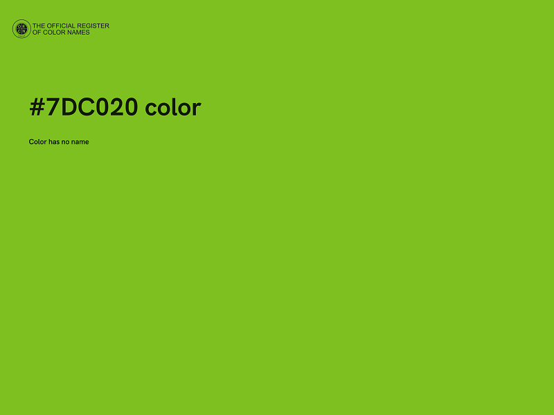 #7DC020 color image