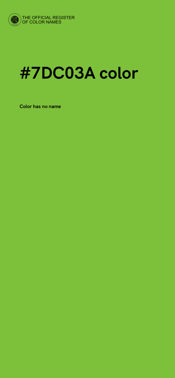 #7DC03A color image
