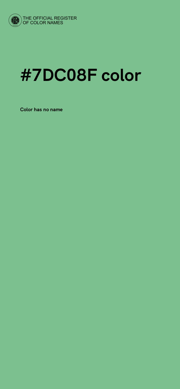 #7DC08F color image