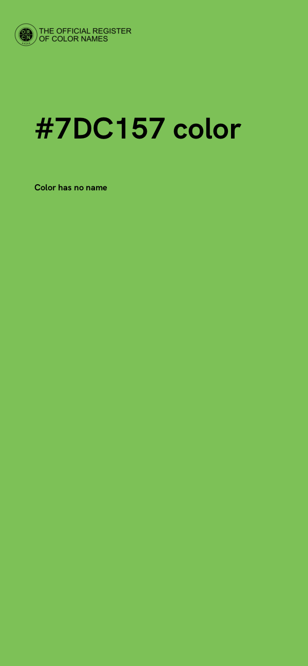 #7DC157 color image