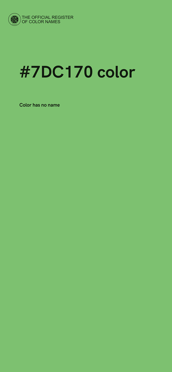 #7DC170 color image