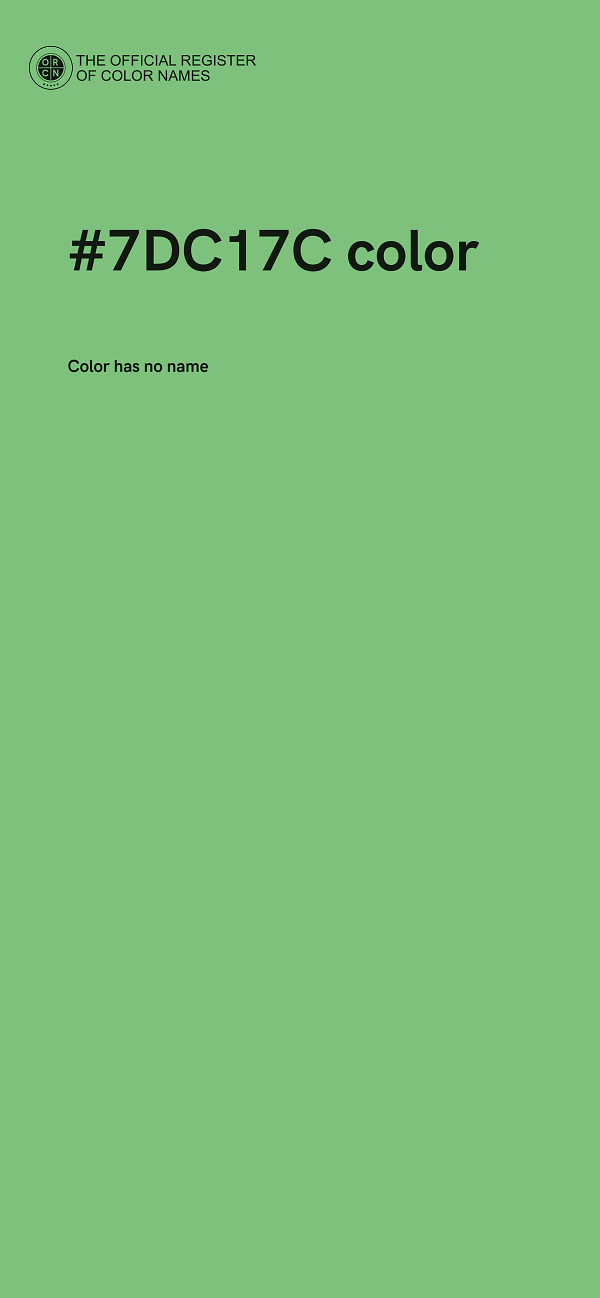 #7DC17C color image