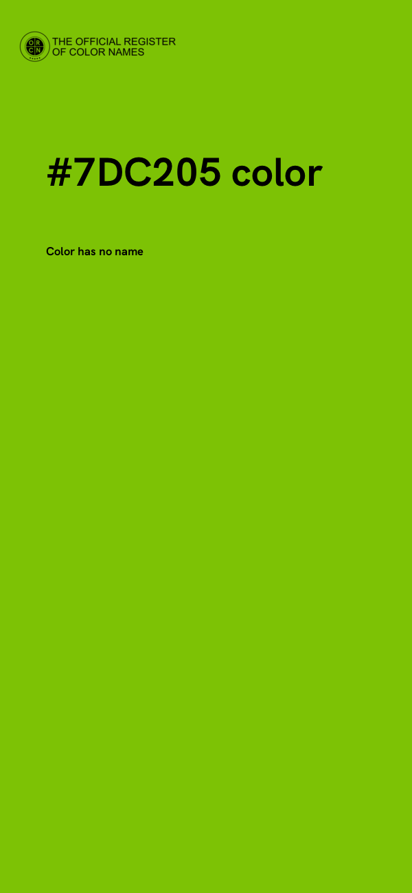 #7DC205 color image