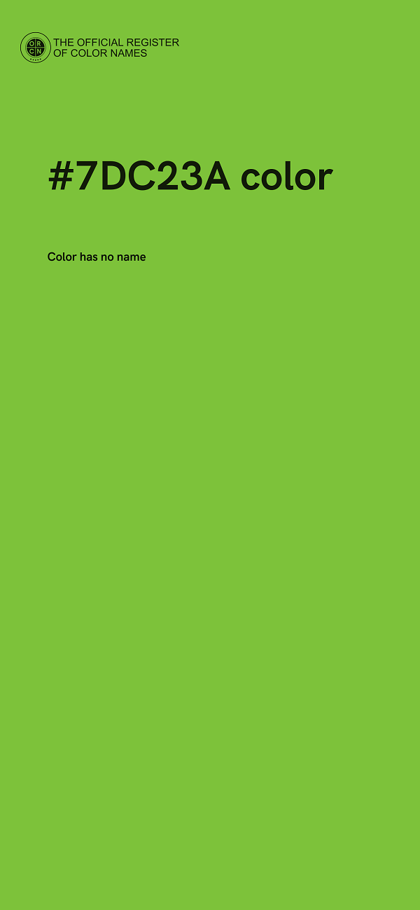#7DC23A color image