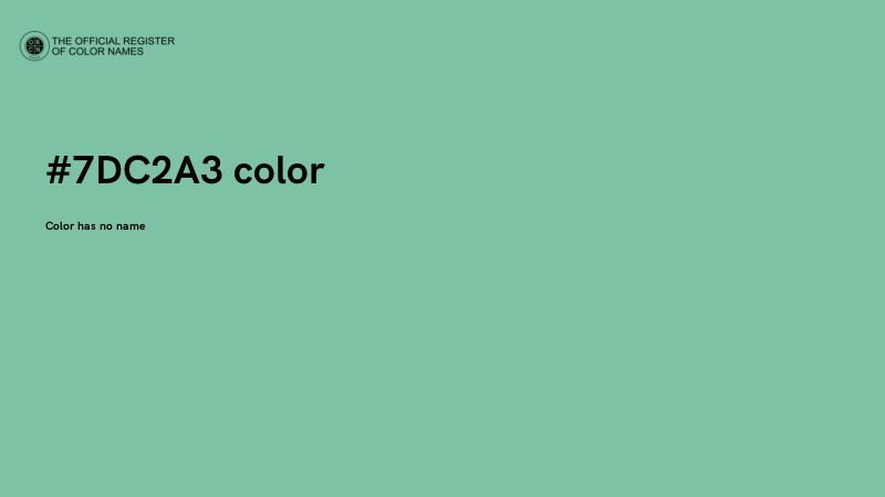#7DC2A3 color image