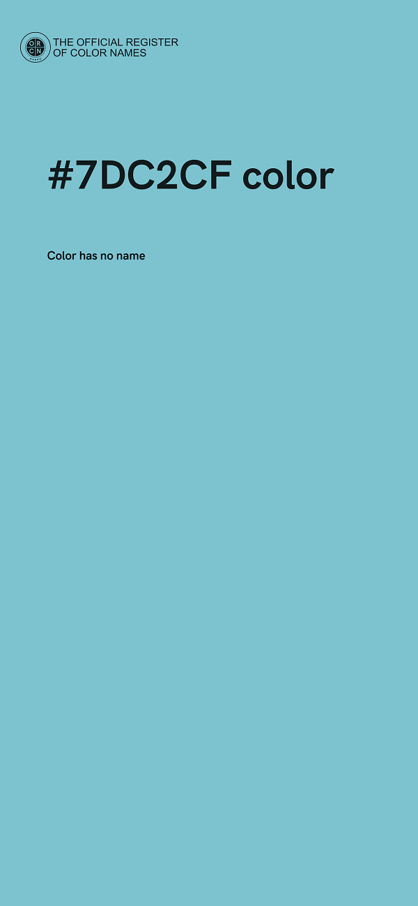 #7DC2CF color image