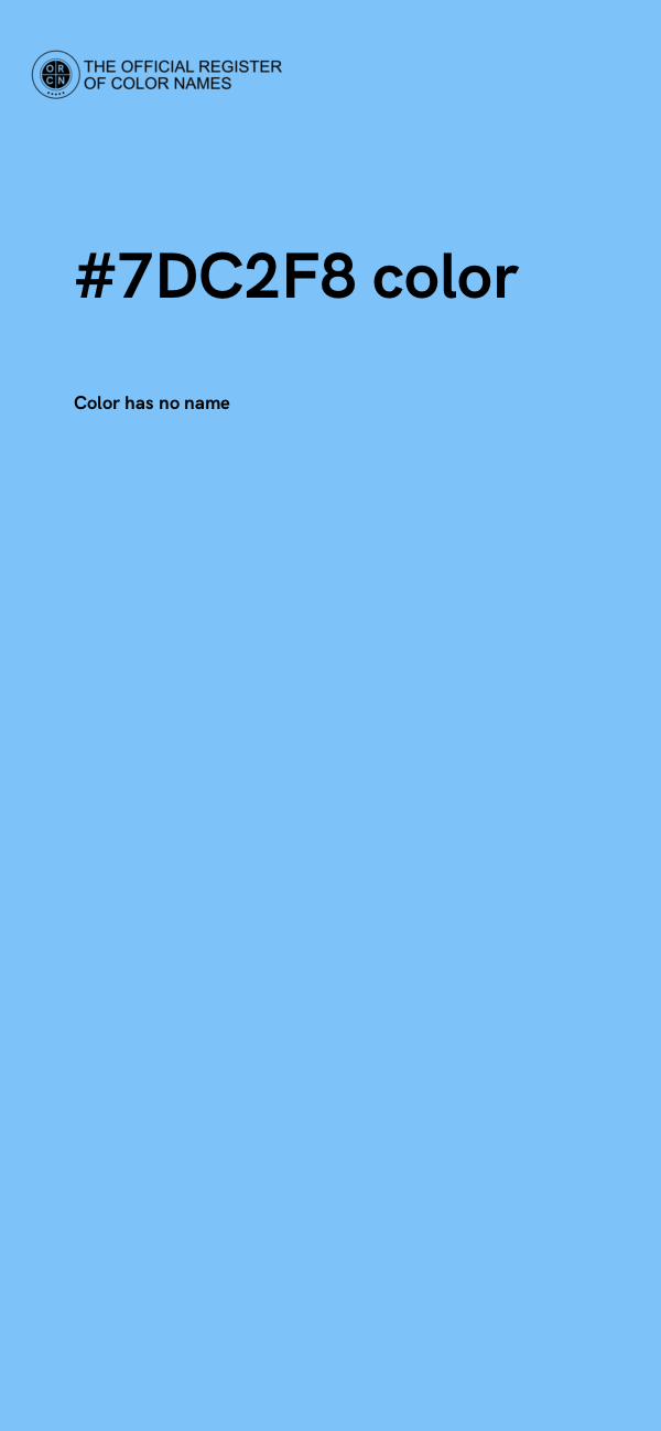 #7DC2F8 color image
