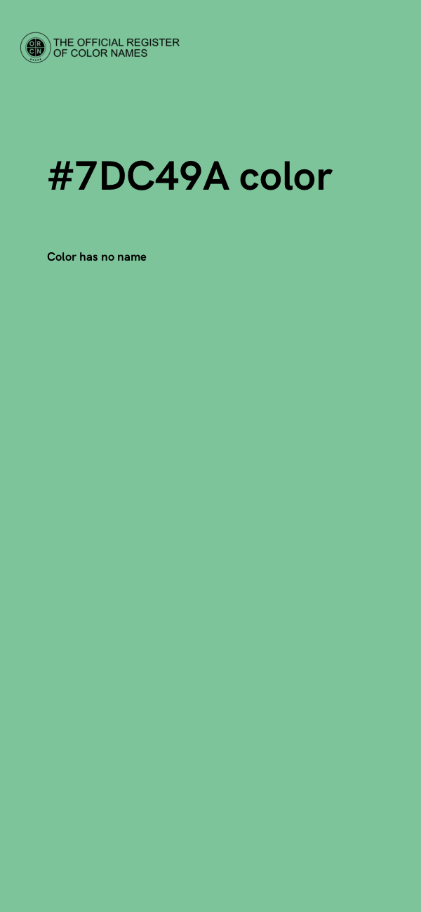 #7DC49A color image