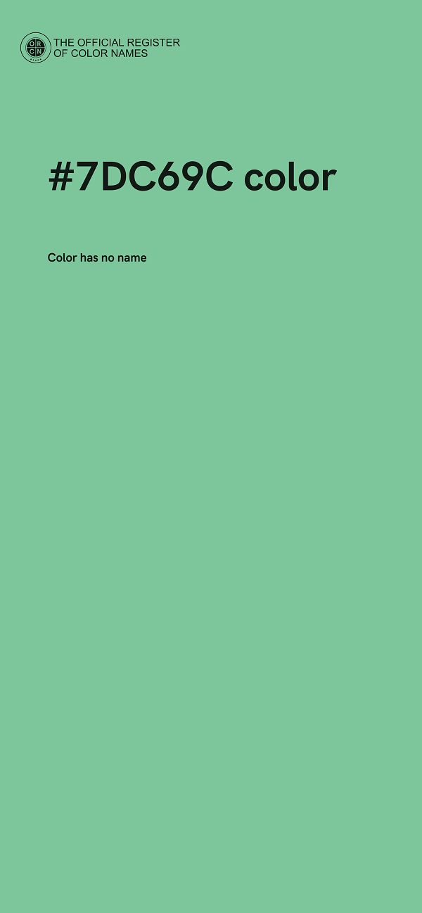 #7DC69C color image
