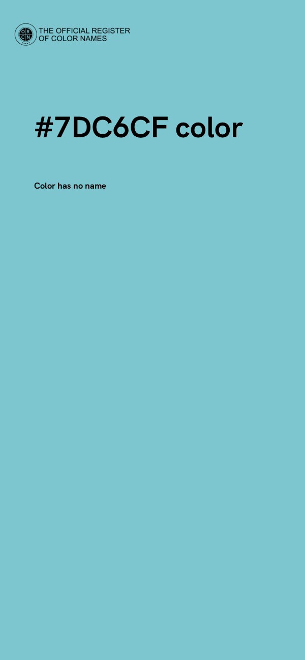#7DC6CF color image