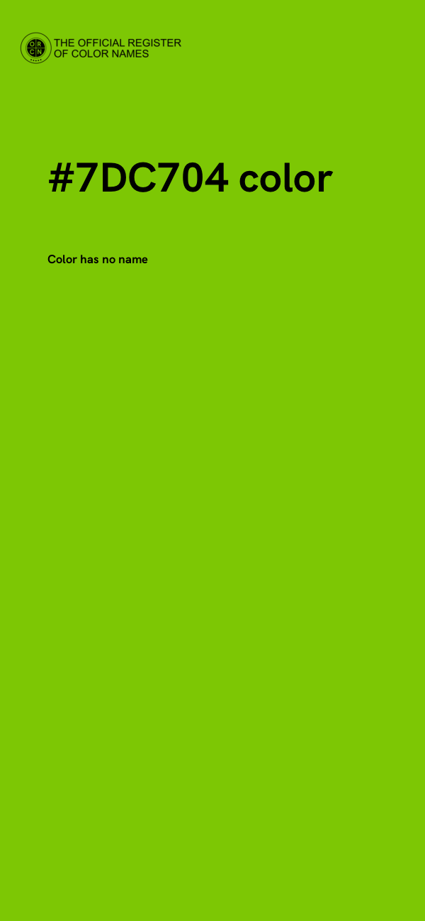 #7DC704 color image