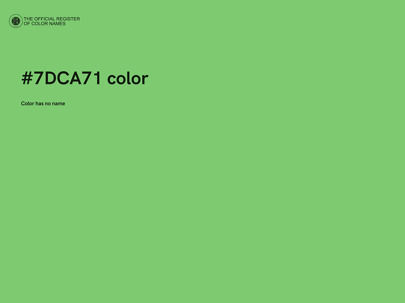 #7DCA71 color image