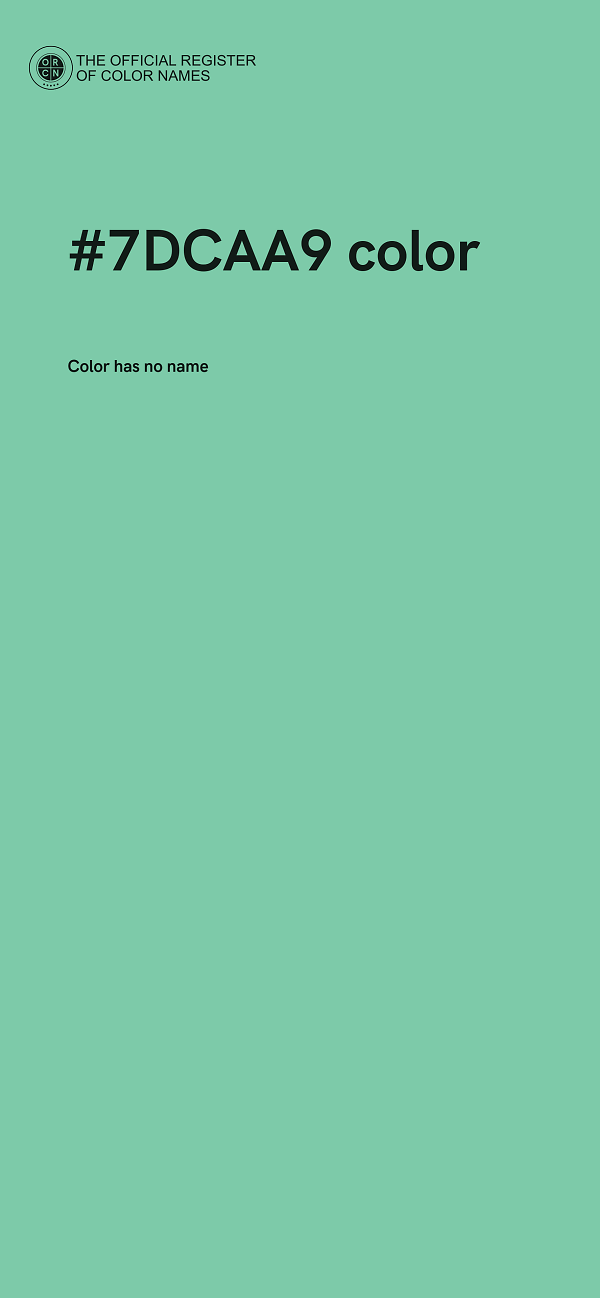 #7DCAA9 color image