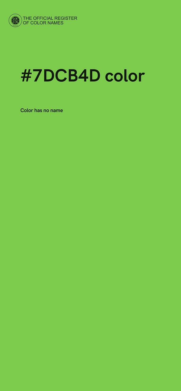 #7DCB4D color image