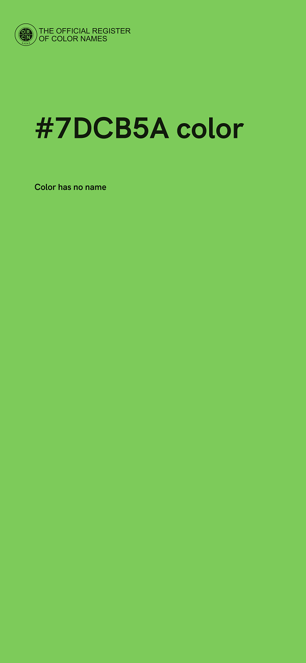#7DCB5A color image